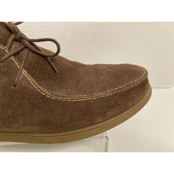 Johnnie-O Men\'s 11M Malibu Chukka Ankle Boots‎ Brown Suede Leather Lace Up Shoes main image 11